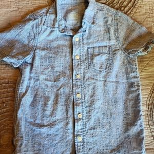 Boys Button Front Arizona Jean Co Casual Dress Shirt Size 8